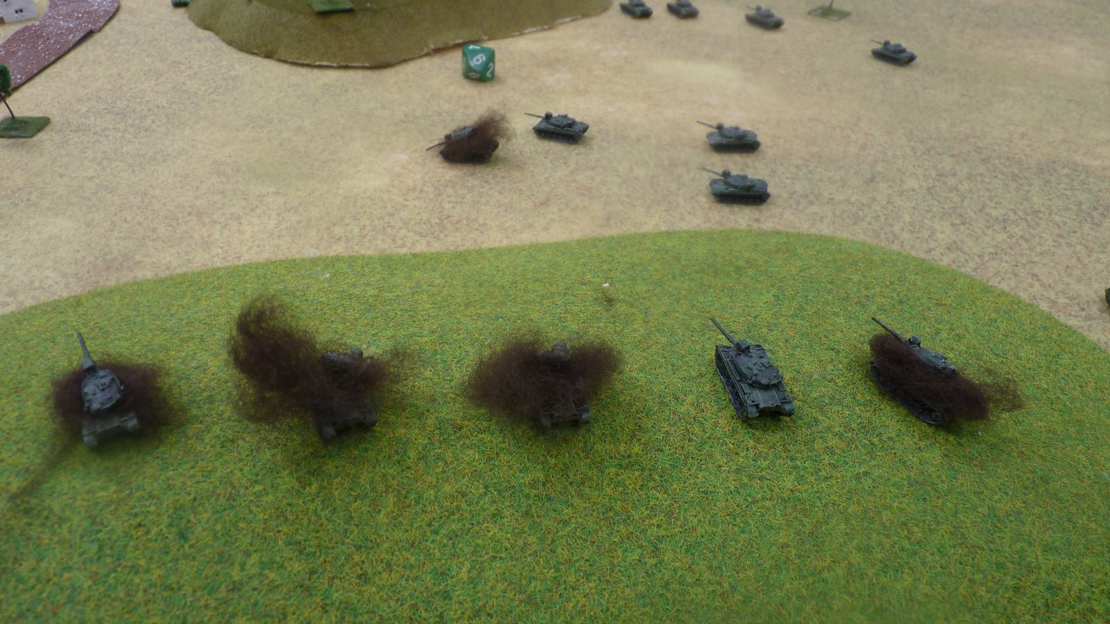 A Turkish tank platoon is destroyed by Soviet T55s
